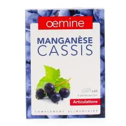 OEMINE manganèse cassis 60 gélules