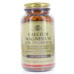 SOLGAR Calcium magnésium vitamine D 150 comprimés