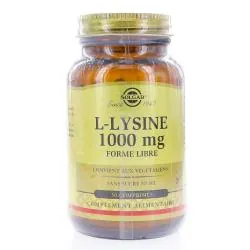 SOLGAR L lysine 1000 mg 50 comprimés