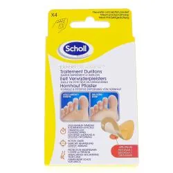 DR. SCHOLL'S Expert traitement - Pansements coricides pour durillons lot de 4