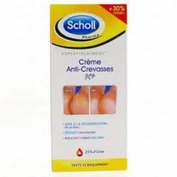 SCHOLL Crème anti-crevasse K+ tube 120ml