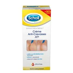 SCHOLL Expert traitement - Crème anti-crevasse K+ tube 120ml