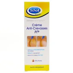SCHOLL Crème anti-crevasse K+ tube 60ml