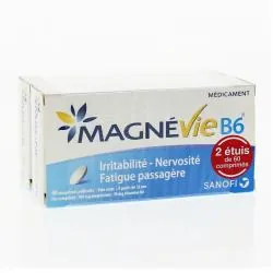 Magnévie b6 100 mg/10 mg boîte de 120 comprimés