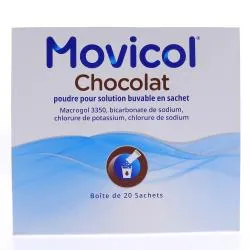 MOVICOL Chocolat poudre pour solution buvable 20 sachets boîte de 20 sachets