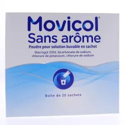 MOVICOL Sans Arôme poudre pour solution buvable 20 sachets boîte de 20 sachets