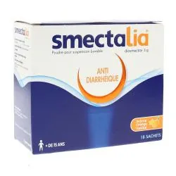 Smectalia 3 g boîte de 18 sachets