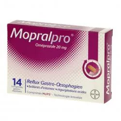 MOPRALPRO 20 mg boîte de 14 comprimés