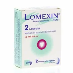 LOMEXIN 600 mg boîte de 2 capsules