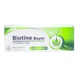 Biotine bayer 5 mg boîte de 60 comprimés