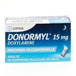 DONORMYL 15 mg UPSA tube de 10 comprimés