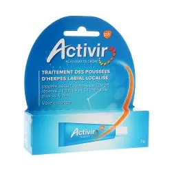 Activir 5 pour cent tube de 2 g