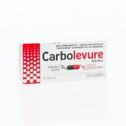 Carbolevure adultes boîte de 30 gélules