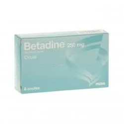 BETADINE 250 mg boîte de 8 ovules