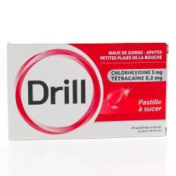 DRILL Pastille à sucer Boite de 24 boîte de 24 pastilles