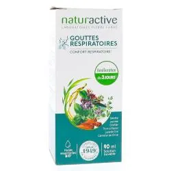 NATURACTIVE Gouttes respiratoires aux huiles essentielles BIO flacon de 90 ml