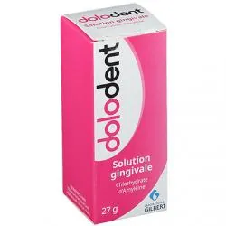 DOLODENT solution gingivale GILBERT flacon de 27 g