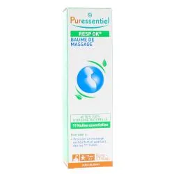 PURESSENTIEL Resp Ok - Baume de massage aux 19 huiles essentielles tube 50ml