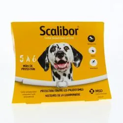 SCALIBOR Collier antiparaisitaire grand chien