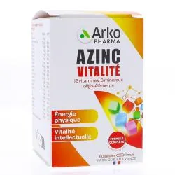 ARKOPHARMA Azinc Forme et Vitalité boîte 60 gélules