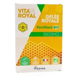VITAVEA Gelée Royale Fortifiant Bio 1800mg 10 ampoules de 10ml