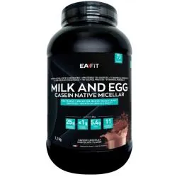 EAFIT MILK & EGG Casein Native micellar saveur chocolat pot de 2,2kg