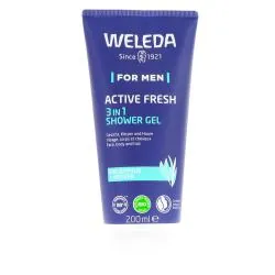 WELEDA For men - Gel Douche 3 en 1 Active Fresh tube 200ml