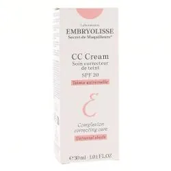 EMBRYOLISSE CC Cream soin correcteur de teint SPF20 tube 30ml