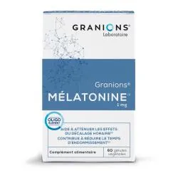 GRANIONS Melatonine 1mg 60 gélules