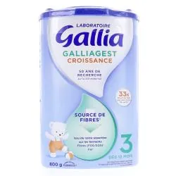 GALLIA Galliagest Lait de Croissance 3ème âge 800 g