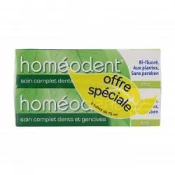HOMEODENT Soint complet dents et gencives lot de 2 x 75ml