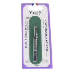 VITRY Face Care - Pince à épiler mors biais Inox