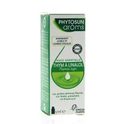 PHYTOSUN Arôms Huile essentielle de Thym à linalol flacon 5ml