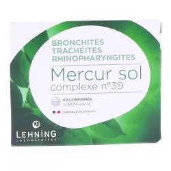 LEHNING Mercur Sol n°39 boîte de 60 comprimés