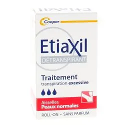 ETIAXIL Détranspirant sudo-régulateur peaux normales roll'on 15ml