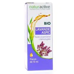 NATURACTIVE Huile essentielle bio lavande aspic flacon 10ml