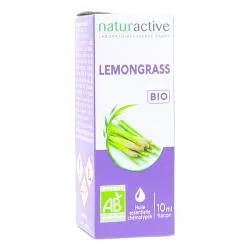 NATURACTIVE Huile Essentielle Bio Lemongrass flacon 10ml flacon 10ml