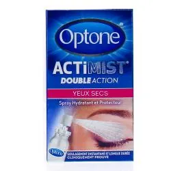 OPTONE ActiMist 2 en 1 spray oculaire yeux secs / irrités