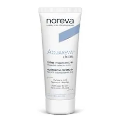 NOREVA Aquareva crème hydratante texture légère 24H tube 40ml