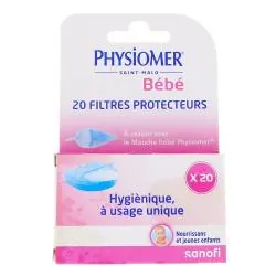 PHYSIOMER Filtres protecteurs boîte de 20 filtres