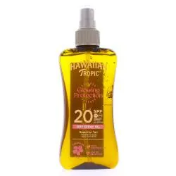 HAWAIIAN TROPIC Huile sèche protectrice SPF20 spray 200ml