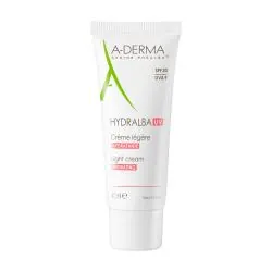 A-DERMA Hydralba UV crème hydratante légère SPF20 tube 40ml