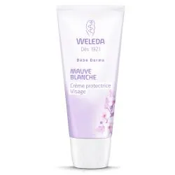 WELEDA Bébé Derma crème protectrice visage à la mauve blanche bio tube 50ml