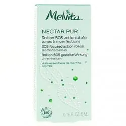 MELVITA Nectar Pur - Roll'on purifiant anti-imperfections bio 5ml flacon 5ml