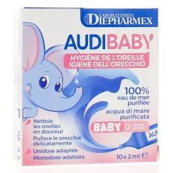 AUDISPRAY Baby - Hygiène de l'oreille boîte de 10 unidoses de 1ml