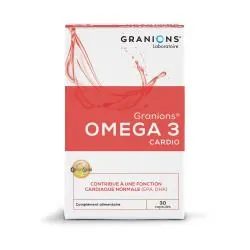 GRANIONS Oméga 3 cardio boîte de 30 capsules
