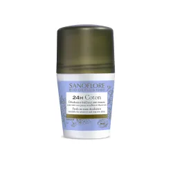 SANOFLORE Coton déodorant bio Roll on 50ml roll'on 50ml