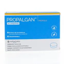 ARAGAN Propalgan propolis arôme tutti frutti boîte de 20 comprimés orodispersibles