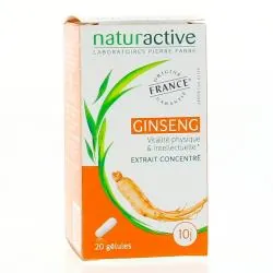 NATURACTIVE Ginseng boîte 20 gélules
