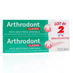 Arthrodont Classic pâte dentifrice gingivale 2 tubes x 75ml